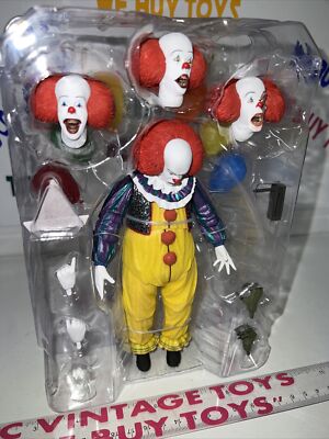 NECA IT Pennywise Clown 1990 Ultimate Figure Loose Action NECA IT Pennywise Clown 1990 Ultimate Figure Loose Action