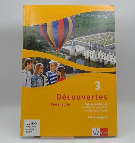 Decouvertes 3 Cahier d‘activites Lehrerausgabe Lösungen mit CDs Serie jaune - Bild 1 von 4