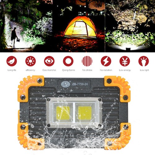 2PCS USB Rechargeable COB LED Work Light Lamp Floodlight Camping Emergency Torch - Picture 4 of 12
