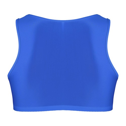 Men's Glossy Sleeveless Muscle Sports Bra Gym Fitness Shirt Vest Crop Top - Picture 214 of 215