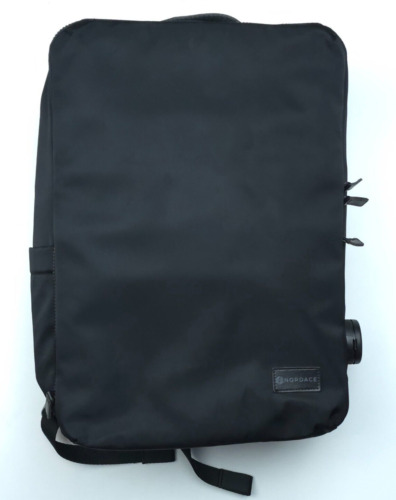 Nordace Black Nylon Smart 15.5" Laptop Travel Back