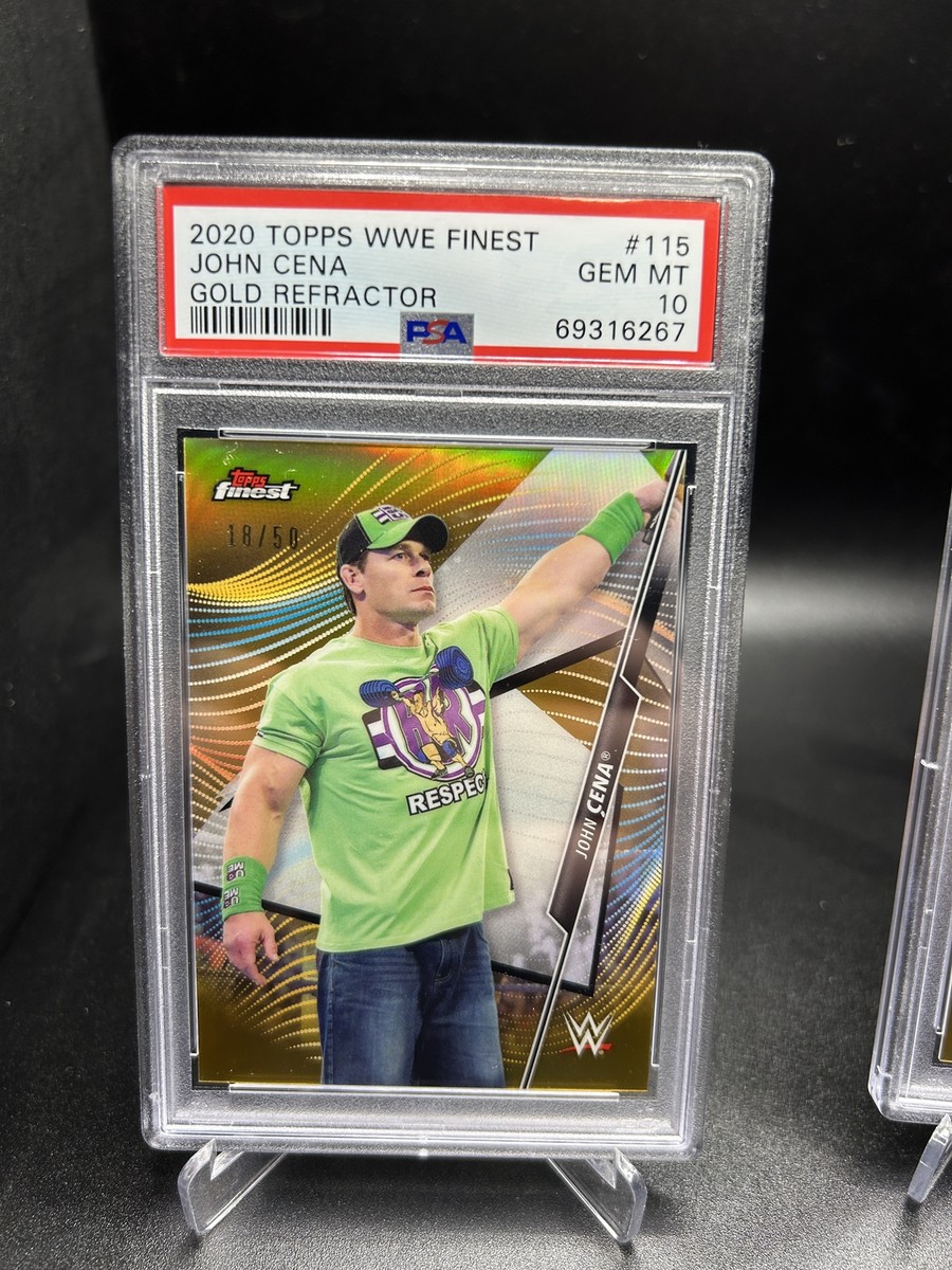 あなたにおすすめの商品 Gold Cena John Refractor eBay | Finest 2020 WWE Topps 10 PSA /50 Topps
