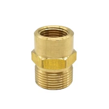 Interstate Pneumatics PW7151 Pressure Washer M22 x 3/8 Inch FNPT Brass Adapter
