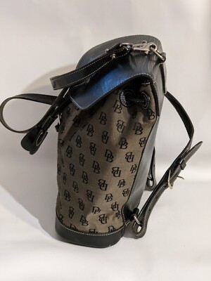 Dooney & Bourke Signature Backpack Leather Murphy Drawstring  display picture 1