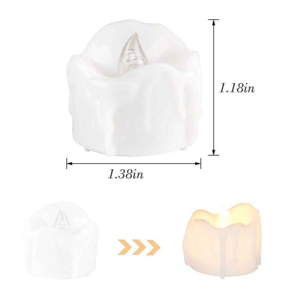 Candela A Batteria Con Fiamma Tremolante - Foto 10