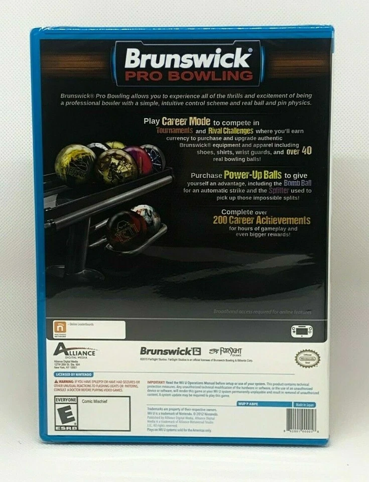 Brunswick Pro Bowling - Nintendo Wii U - Brand New | Factory Sealed - Image 2 of 4