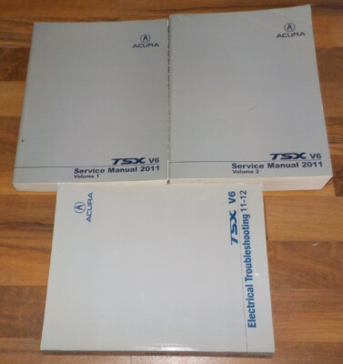 2011-2012 ACURA TSX V6 Shop Service & Electrical Manual Set_ETM_TECHNOLOGY_CLEAN