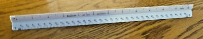 Triangular Ruler STAEDTLER-MARS 987 19-31 ARCHITECT Ruler Plastic Vintage 