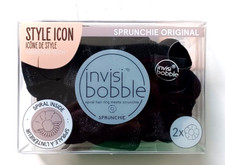 INVISIBOBBLE Sprunchie Original Black Hair Tie from STYLE ICON - BRAND NEW ITEM 