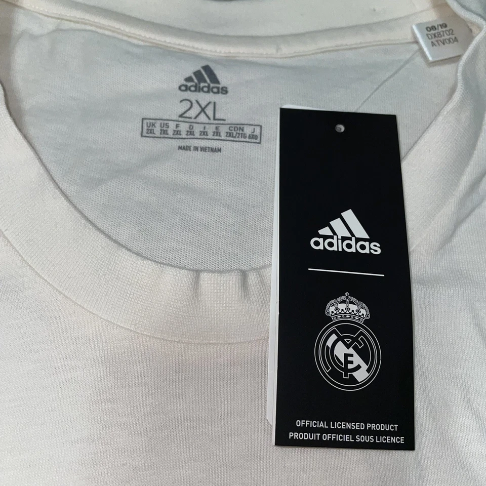 Adidas Real Madrid FC Training Top Men's Soccer Jersey Size 2XL DX8702 - Image 3 of 4