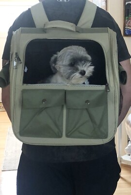 CHONGJIJI - Pet Dog/Cat Carrier Backpack Portable Travel Bag 
