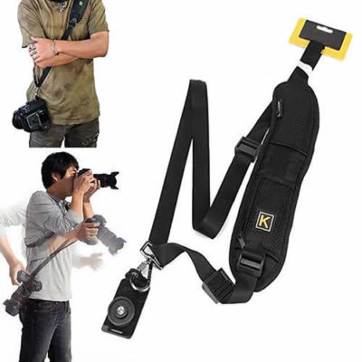 QUICK STRAP Camera Single Shoulder Belt Sling SLR DSLR Cameras Canon Sony Nikon - Image 1 of 4