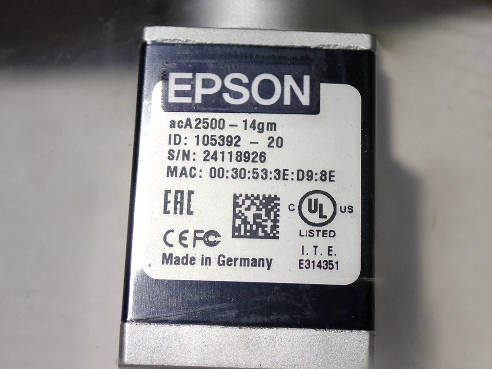 EPSON ACA2500 14gm EPSON INDUSTRIAL CAMERA SEALED NEW - Image 2 of 3