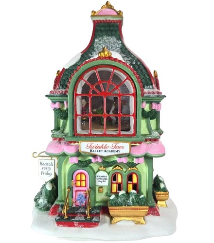 Department 56 Twinkle Toes Ballet Academy 799921 Mint In Box. VIDEO Dance School