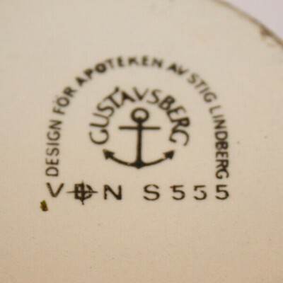 Vintage Gustavsberg Keramik Dark Brown & White Pot Jar VDN555 | eBay