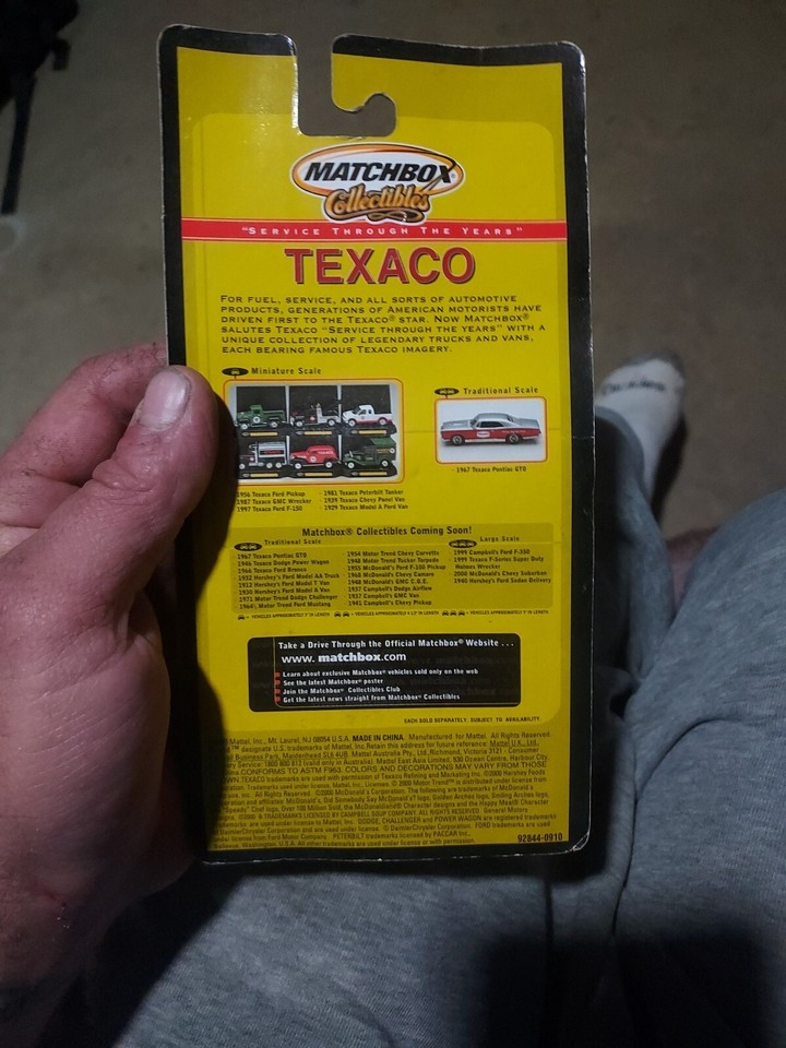 MatchBox Collectibles 2000 Texaco Collection 1997 Ford F150 Car