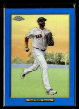 2020 Topps J.D. Martinez Turkey Red Chrome Blue Refractor /50 Red Sox U6810