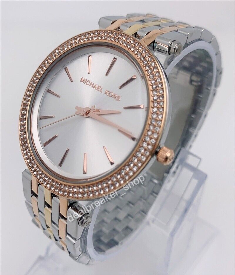 Michael Kors Darci MK3203 Tri-Tone 39mm Silver Dial Ladies Michael Kors Darci MK3203 Tri-Tone 39mm Silver Dial Ladies