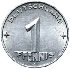 DDR - M&uuml;nze - 1 Pfennig 1953 A - M&uuml;nzst&auml;tte Berlin