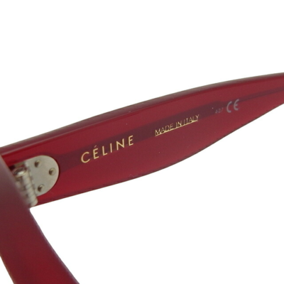 CELINE CL40024U Red & Gold Sunglasses CELINE “CL40024U” Red & Gold Square Sunglasses main image 4