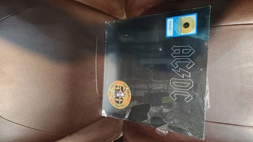 AC/DC Back In Black LP Fifty 50th Anniversary Edition GOLD Color Vinyl Exclus R5