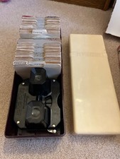 VINTAGE 1947 SAWYER'S VIEW-MASTER  100 REELS IN EXCELLENT BAKELITE BOX ANTIQUE