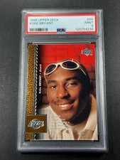 KOBE BRYANT 1996 UPPER DECK #58 ROOKIE CARD RC PSA 9 LAKERS NBA HOF (4234). rookie card picture