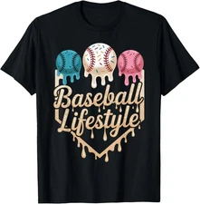 Baseball Lifestyle 101 Apparel Youth Baseball Drip Icecream T-Shirt