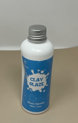 100ml Air Dry Clay Glaze, Air Dry Clay Varnish and.Gloss Glaze Effect