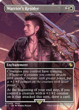 MTG ~ Warrior's Resolve (Borderless Foil) ~ FIN ~ NM