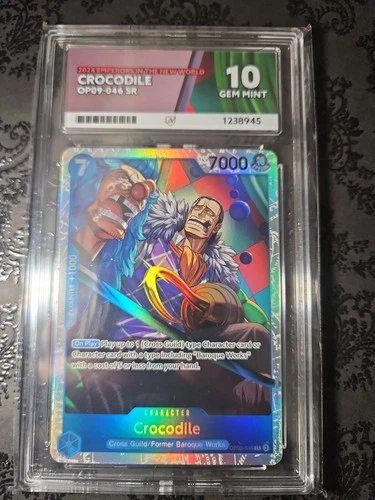 Crocodile (OP09-046) (V.1) 046 ACE graded card