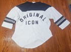 Disney Mickey Mouse 1928 ORIGINAL ICON White w/BlueStripe T-Shirt Women's Size M — photo 7