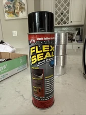 Flex Seal14 Oz. Black Aerosol Liquid Rubber Sealant Coating Spray Paint