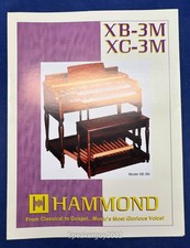 Original Hammond Organ XB-3M XC-3M Sales Brochure