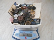Mixed Buttons  Buckles ETC  600g - Sewing, Crafting. Plastic  Metal Etc. Vintage