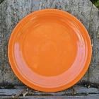 1936 Vintage FIESTAWARE PLATE RADIOACTIVE RED ORANGE GLAZE 7 1/4" LUNCHEON PLATE