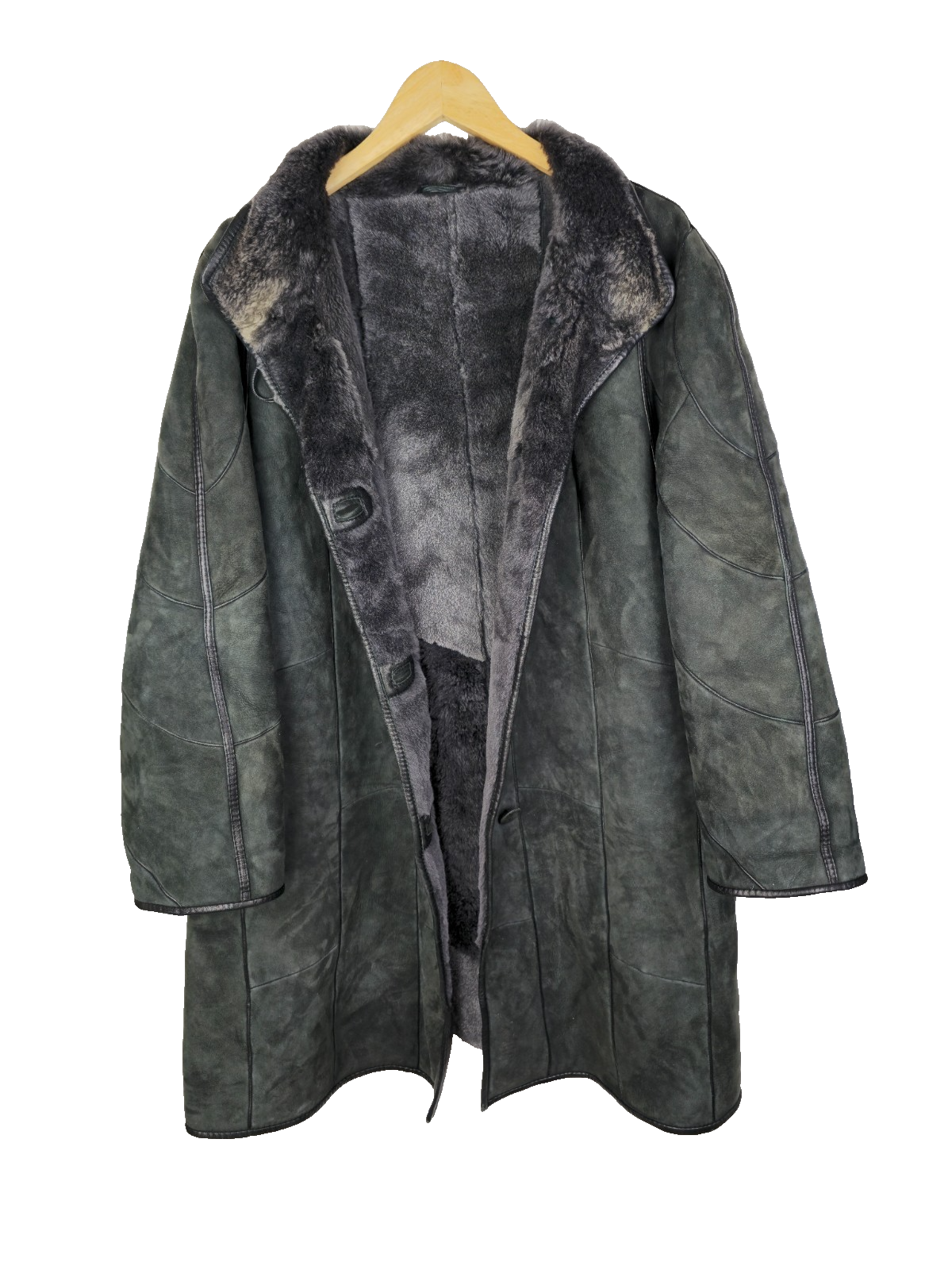REAL SHEARLING SHEEPSKIN COAT UK 18 (US 14) Women`s Jacket - Great Condition