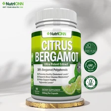 Citrus Bergamot - 38% Polyphenols  – Heart, Cholesterol & Blood Sugar Support