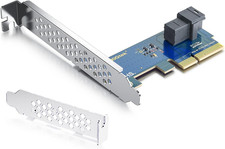 U.2 Nvme SSD Adapter Card, Pcie 3.0 X4 to SFF-8643 1-Port , Multi-Os Support fo