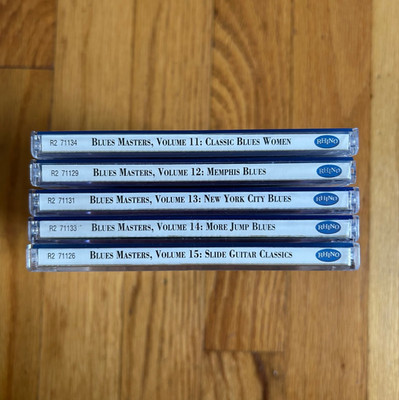 Blues Masters - Volumes 11 - 15 On Rhino Records - CD LOT