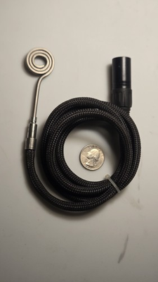 #ad 20mm Flat Enail Heating Coil 120V 250W 5 Pin XLR Connector Rep $45.00