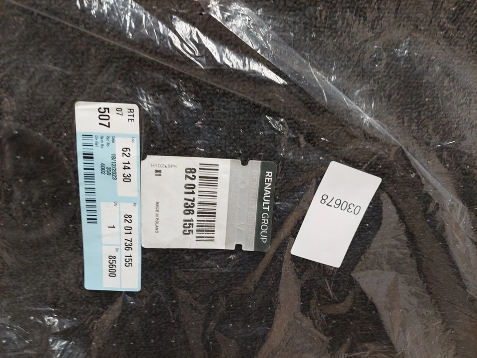 Renault Arkana Velour Carpet Set Interior Set 2020-2023 8201736155 Genuine - Image 2 of 4