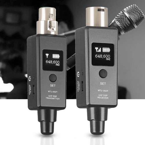 U3 Wireless Mic System Transmitter Receiver Microphone Adapter for Audio Mixer t - Photo 12/12