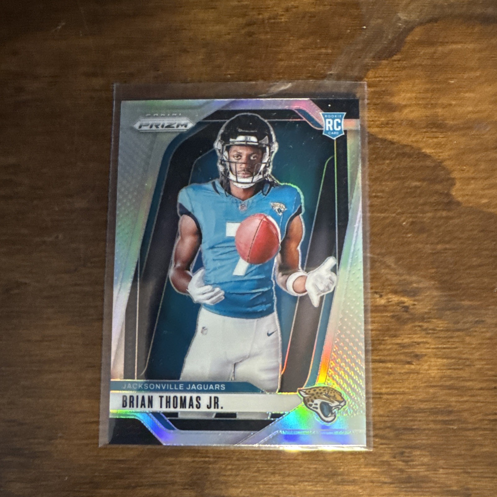 BRIAN THOMAS JR. 2024 Panini Prizm Football SILVER PRIZM Rookie Variation RC SP