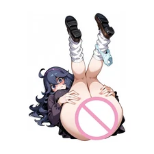 EARLFAMILY Hex Maniac Car Sticker Computer Waterproof Anime Car Door RV Decal