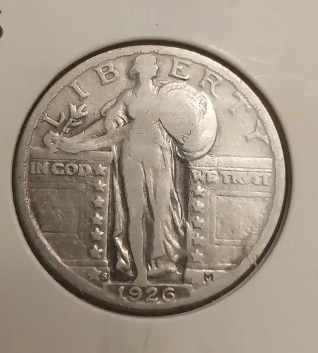 1926 S Standing Liberty Quarter FINE