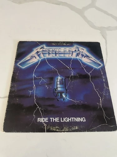 Metallica Ride The Lightning Elektra Megaforce 60396-1 1984 1st Press Vinyl LP