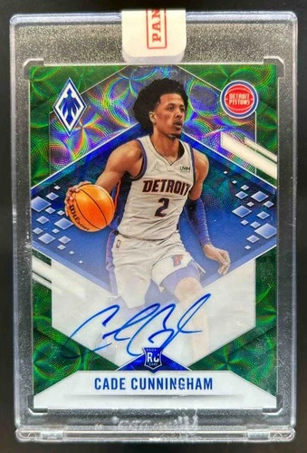 2021-22 Panini Chronicles Phoenix Cade Cunningham Asia Jade Rookie Auto #PRA-CCU