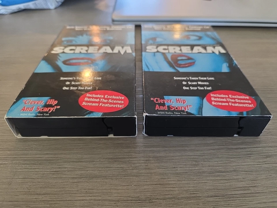 Scream (VHS, 1997) Blue Variant Neve Campbell Sleeve Rare. - Image 2 of 4