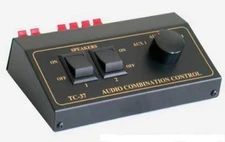 Add Both Inputs and Outputs with ONE Device; Our TEC TC-37 Source/Speaker Switch